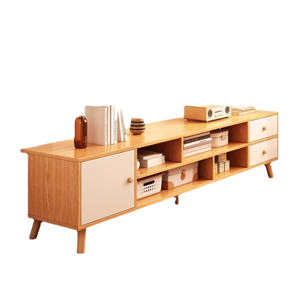 Wooden Media Console