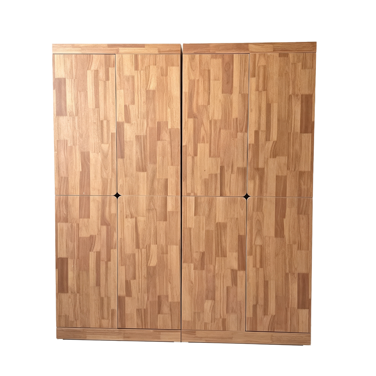 Solid Wood Four-Door Wardrobe