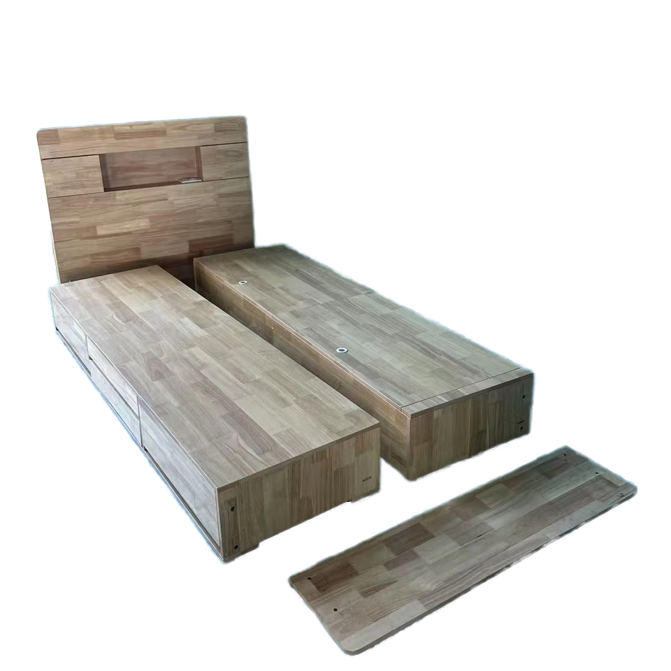 Modular Wooden Storage Bed